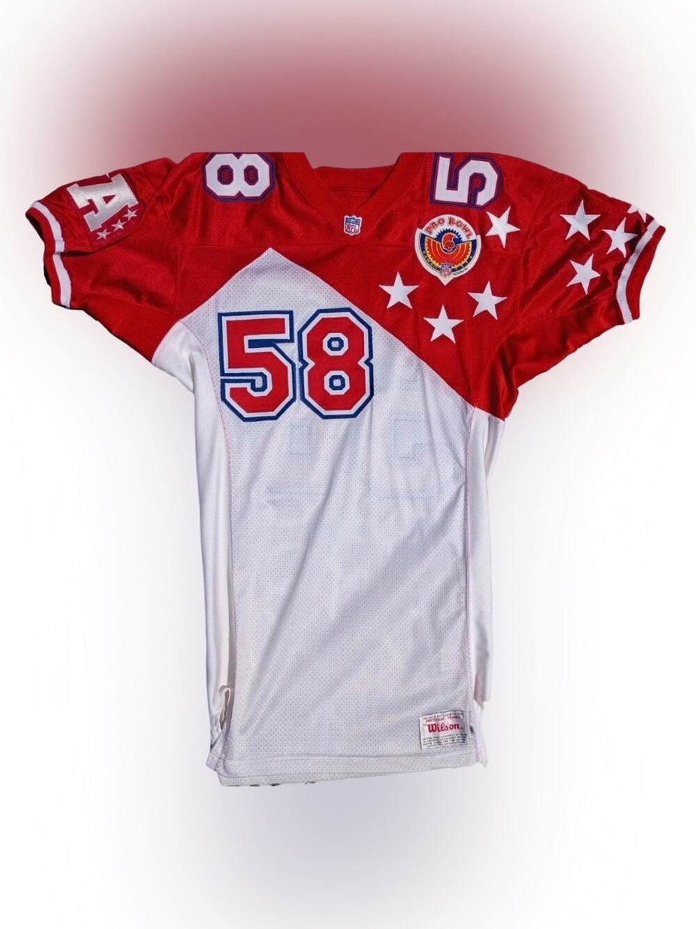1996 Derrick Thomas Kansas City Chiefs Issued Backup AFC Pro Bowl Wilson Jersey